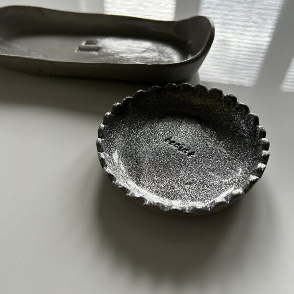 COUPELLE - BEAUTÉ - FAITE MAIN - PAILLETÉE ARGENT – Image 4