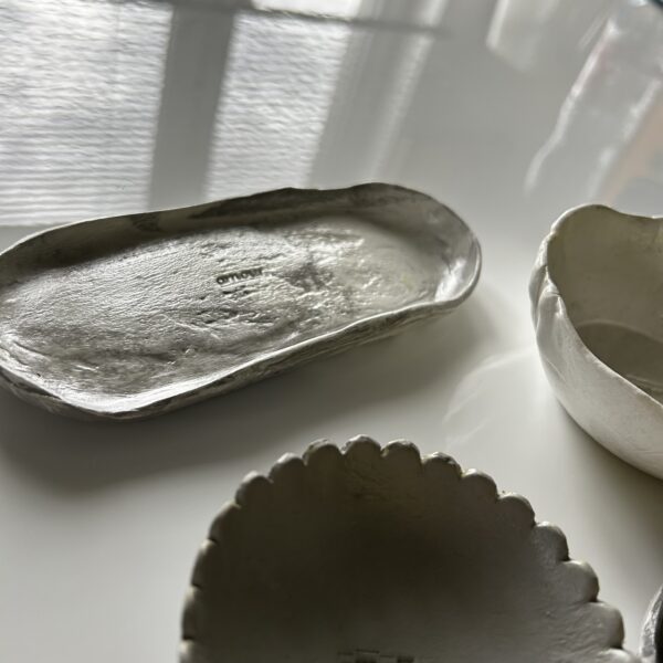PLATEAU - AMOUR - FAIT MAIN - EFFET MARBRE