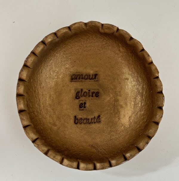 COUPELLE - AMOUR GLOIRE ET BEAUTÉ - FAITE MAIN - DORÉE – Image 5