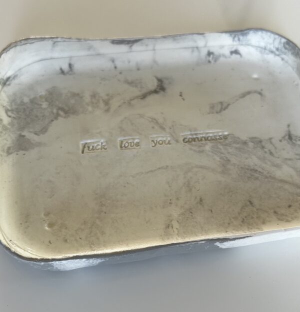 VIDE-POCHE - F*** LOVE YOU C******* - FAIT MAIN - EFFET MARBRE – Image 3